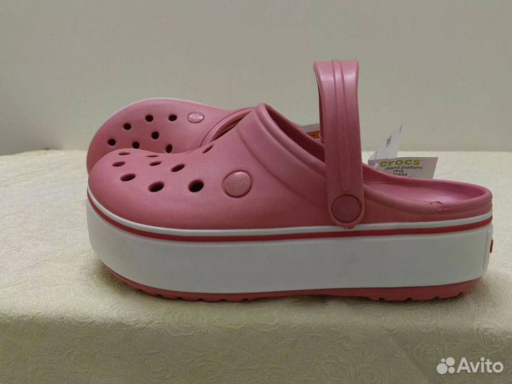 Crocs на платформе кроксы женские