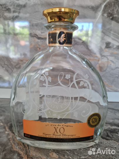 Бутылки от французского коньяка