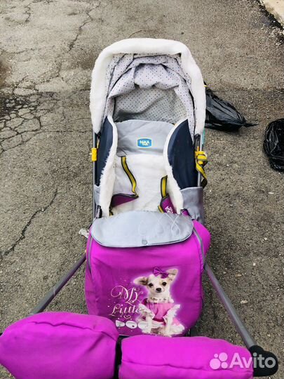 Коляска санки