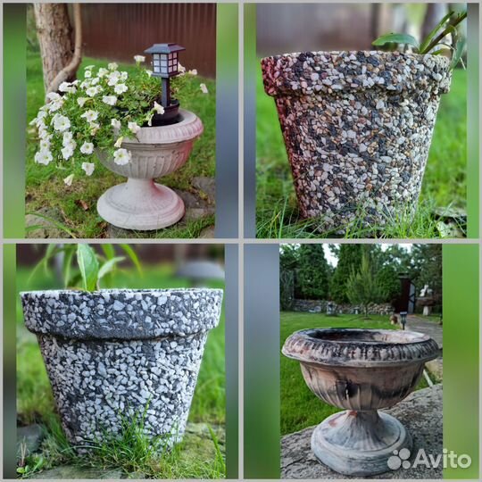 Уличные вазоны бетонные