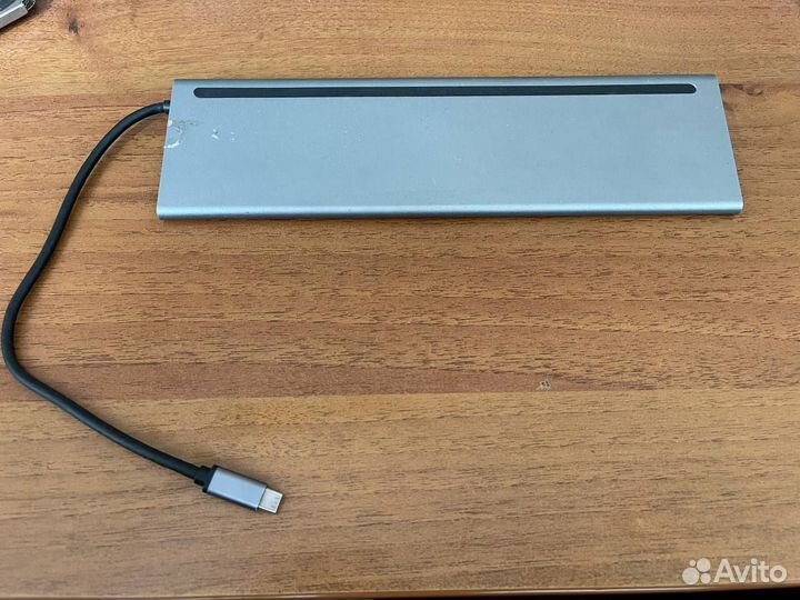 Подставка-Хаб Разветвитель для ноутбука USB-C