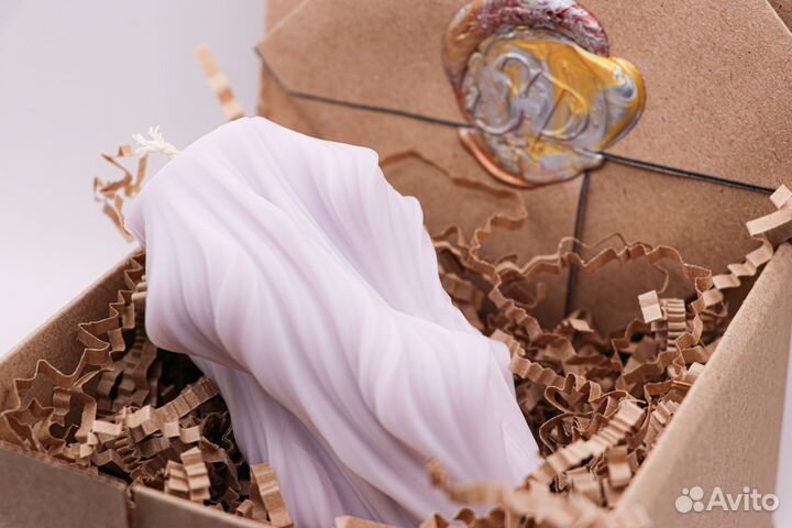 Фигурная ароматическая свеча спираль