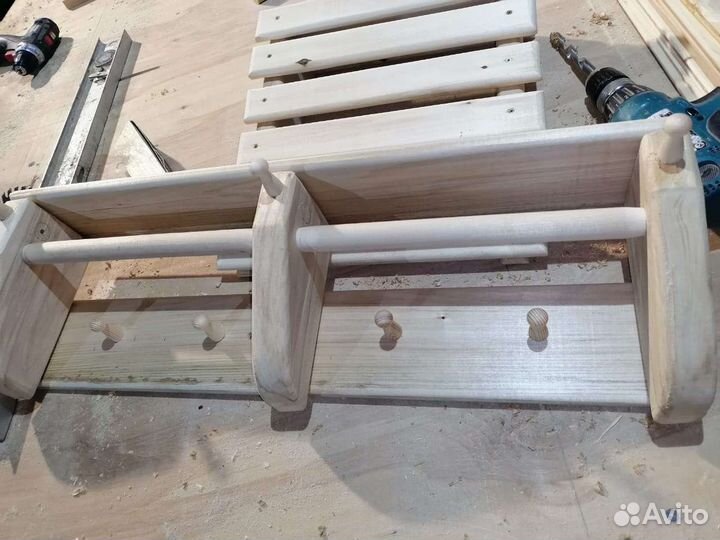 Полка для бани из липы