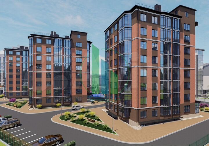 1-к. квартира, 46,9 м², 5/8 эт.