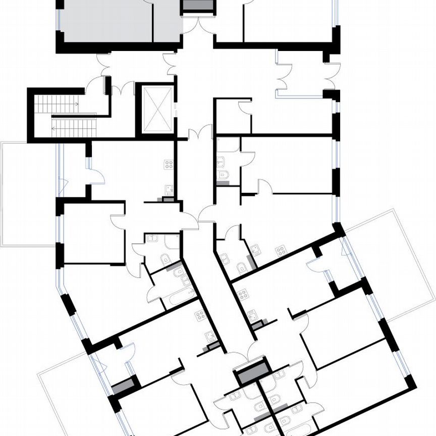 1-к. квартира, 39,8 м², 1/3 эт.