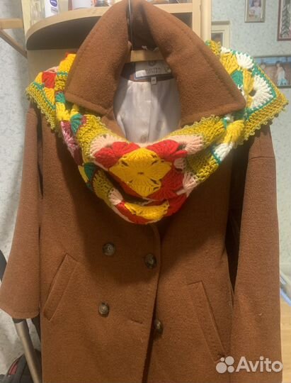 Шарф на осень,ручная работа