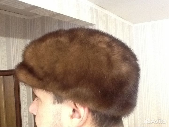 Норковая кепка р. 59-60