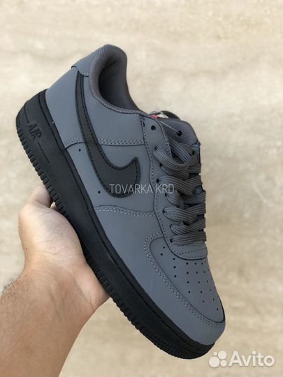 Кроссовки Nike Air Force 1 Dark Grey Red