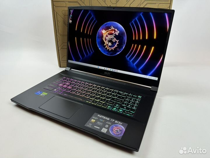 Идеальный MSI Katana 17.3 144Гц I7-13620H/RTX4060