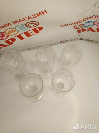 Рюмки хрустальные Первомайск 11