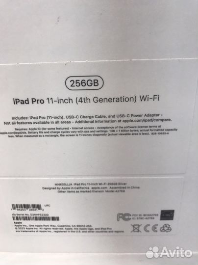 Новый iPad Pro 11 2022 M2 256GB Silver