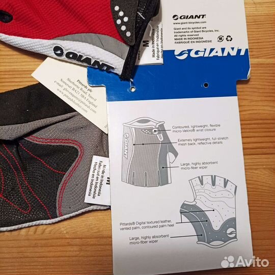 Перчатки велосипедные Giant