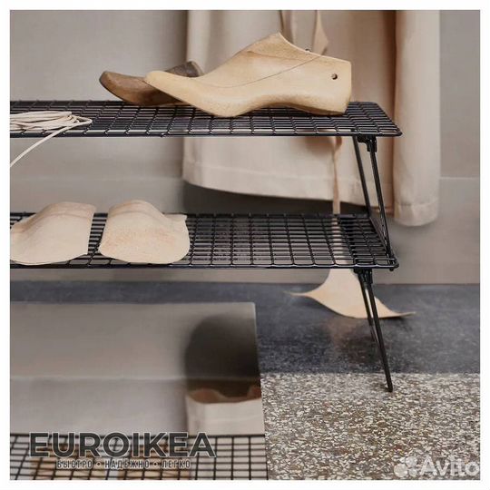Универсальная складная полка для обуви икеа grejig