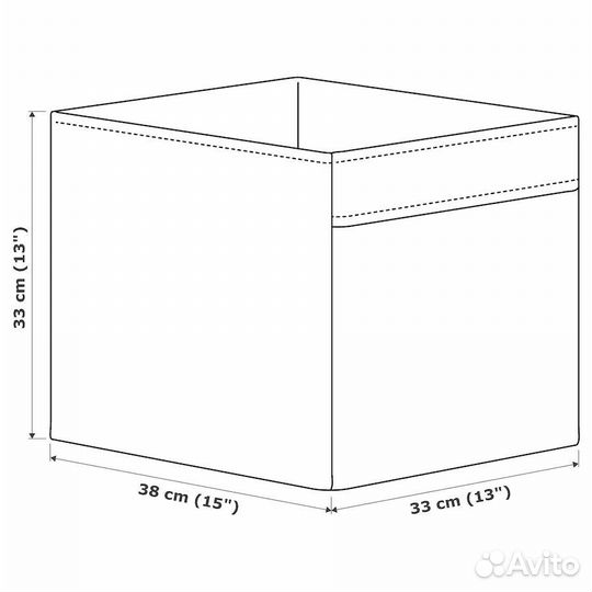 Коробка IKEA дрена