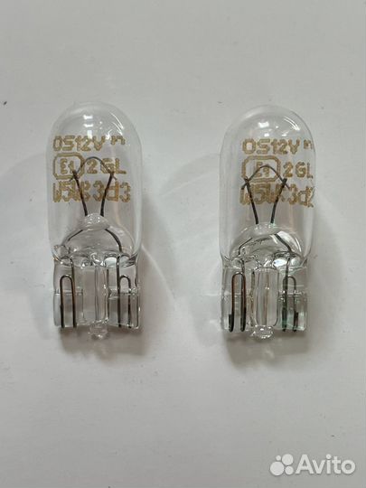 Автолампа osram W5W W2.1x9.5d 282502B