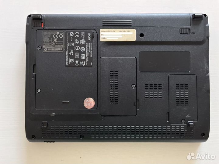 Нетбук Acer Aspire One P531h-1Ck, экран 10