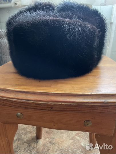 Новая норковая шапка ушанка