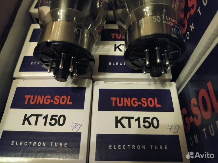 Радиолампы KT150 Tung-Sol квартет