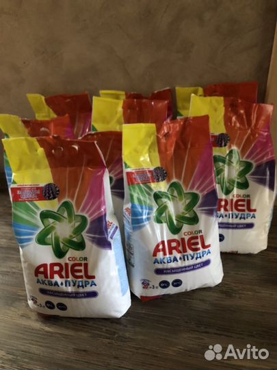 Стиральный порошок Ариэль 9кг(+Aos 900 мл )