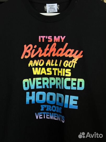 Футболка vetements