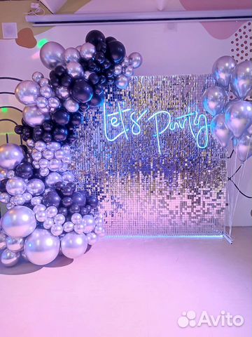 Фотозона из паеток