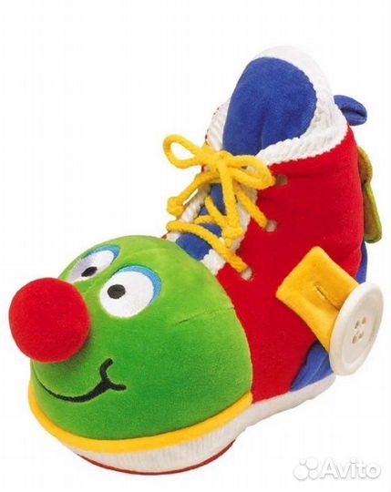 Мягкий ботинок со шнурками и зеркалом