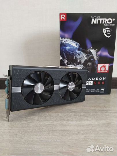 Видеокарта rx 580 8gb sapphire nitro+
