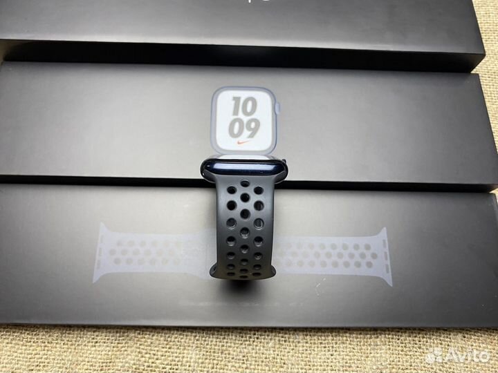 Apple watch 7 45 nike отличные