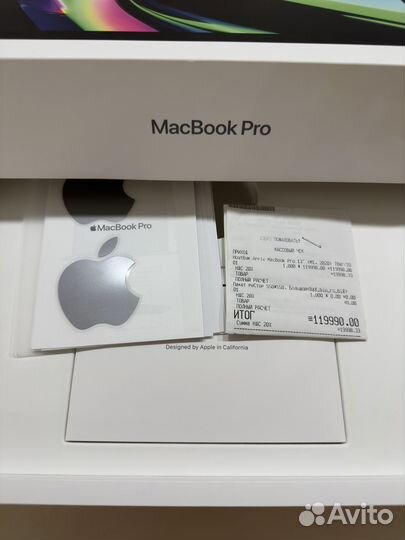 MacBook 13 Pro(13,3) 8GB (256GB) M1 Chip