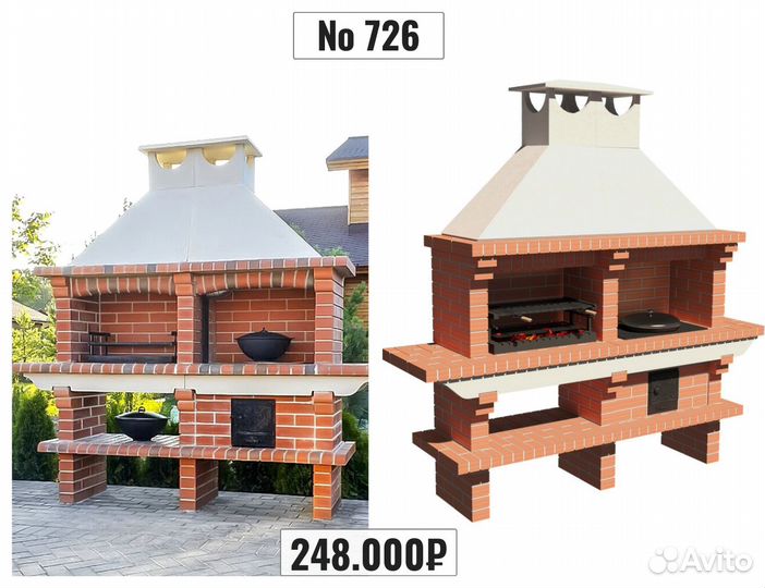 Модульные печи барбекю