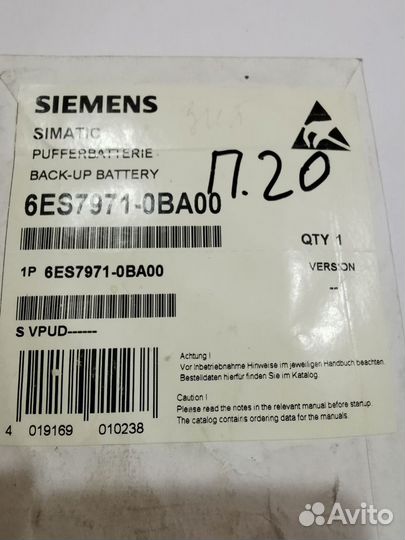 Siemens 6ES7971-0BA0