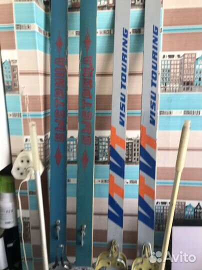 Беговые лыжи и ботинки СССР