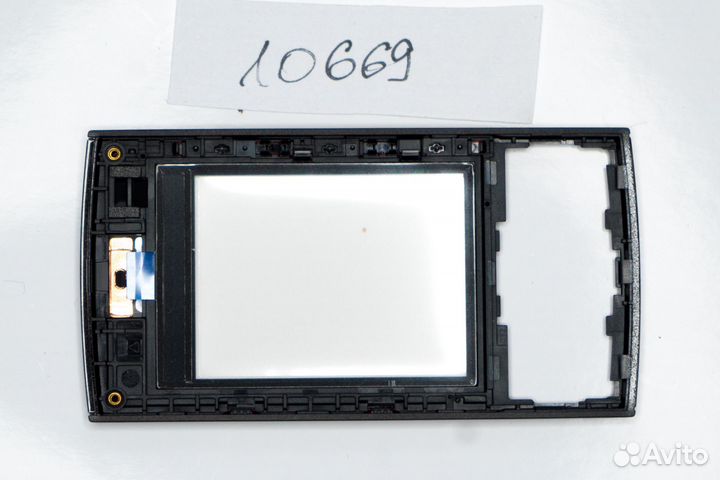 Передн панель с защит стекл Nokia x3-00 red new