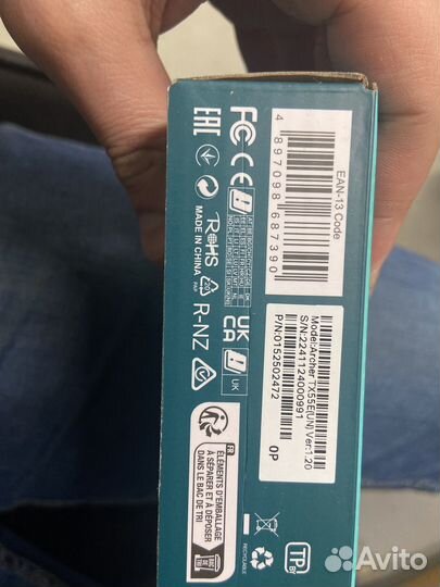 Сетевой адаптер Wi-Fi TP-Link Archer TX55E