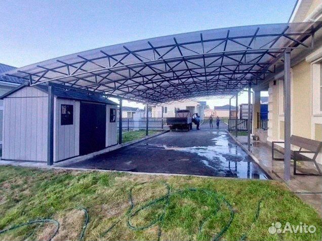 Навес из поликарбоната