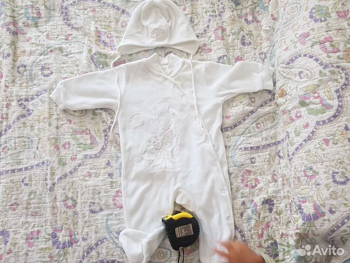 Комплект на выписку велюровый 62