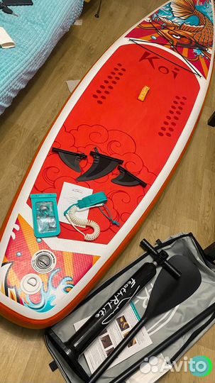 Сапборд supboard sup board с рыбой KOi Кои