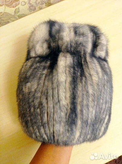 Шапка норковая женская