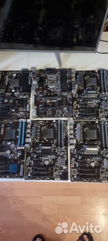 Материнская плата MSI gigabyte asus