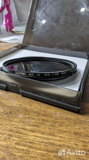 Zomei стекло тонкий ND2-400 67mm