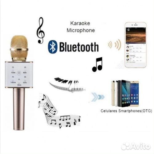 Беспроводной караоке микрофон