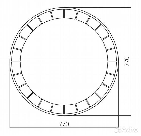 Azario LED-00002504 Зеркало