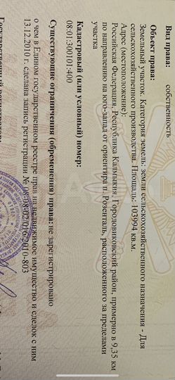 Участок 10 га (промназначения)