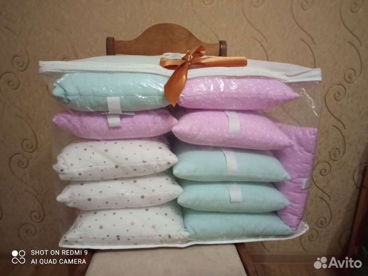 Бортики подушки в детскую кроватку