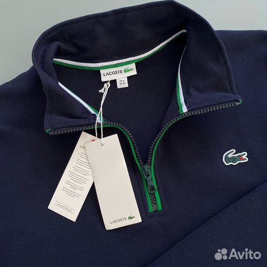 Кофта полузамок lacoste мужская