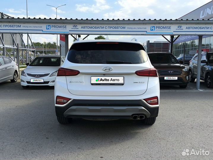 Hyundai Santa Fe 2.2 AT, 2018, 144 832 км