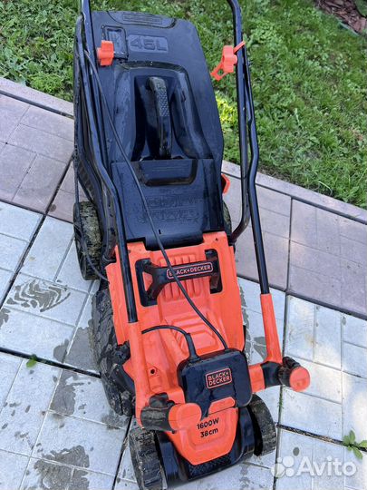 Газонокосилка электрическая black decker