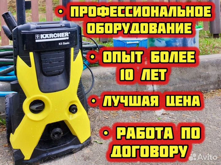 Мойка фасадов и крыши дома / кафе / ресторана