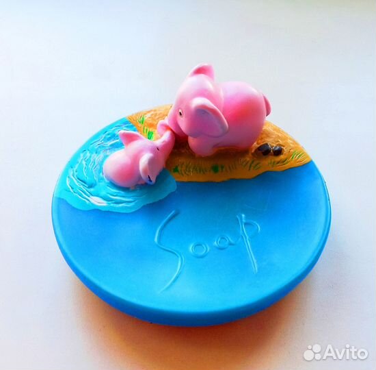 Мыльница со слониками
