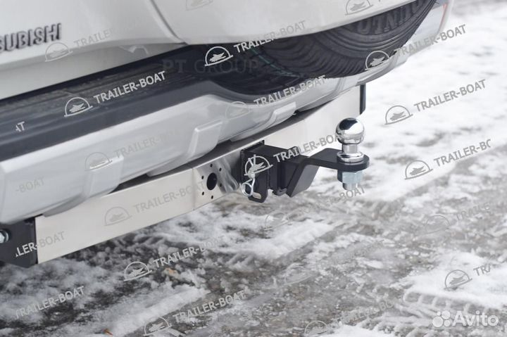 Фаркоп Mitsubishi Pajero 06-нв под квадрат, 50мм 41272